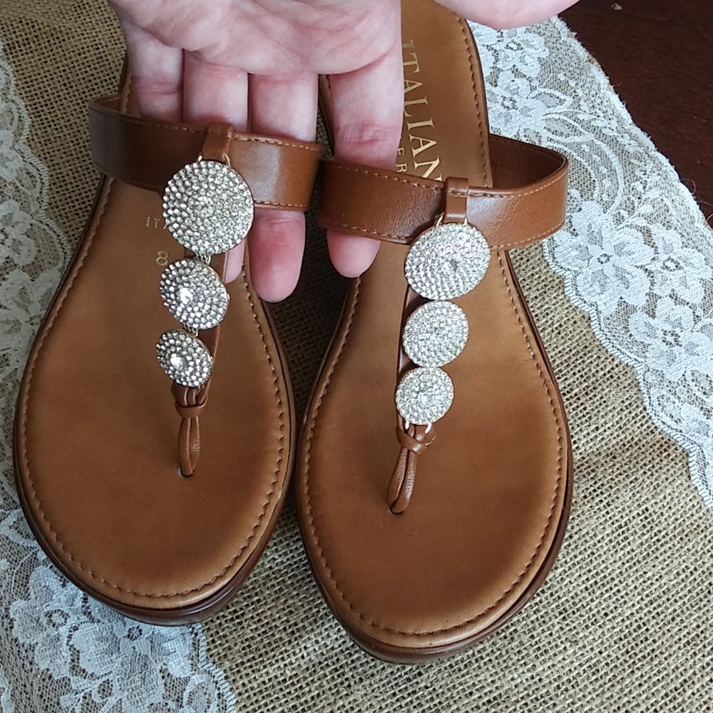COPY - Wedge sandals with Bling - Picture 2 of 11